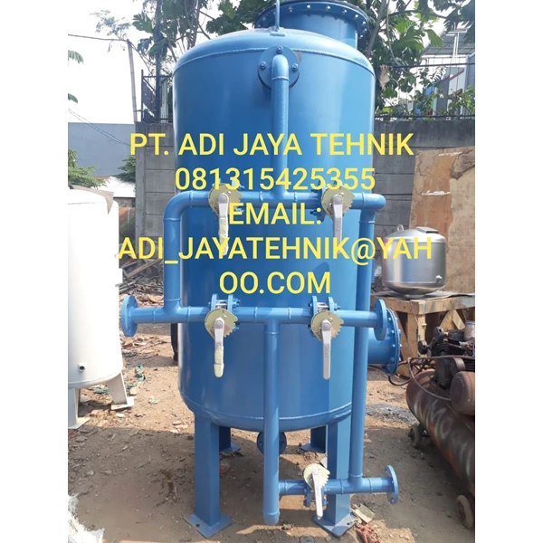 Sand Carbon filter tank 10m3/jam 500 liter jakarta surabaya