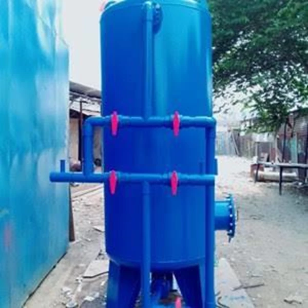 Sand Carbon filter tank 20m3/jam 1000 Liter Berkualitas 