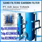 Sand carbon filter tank 5m3/jam 250 Liter 2