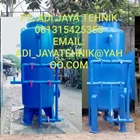 Sand carbon filter tank 5m3/jam 250 Liter 1