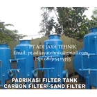 Sand filter - carbon filter 5m3/ jam 10m3/ jam 12m3/ jam 20m3/ jam 30m3/ jam 40m3/ jam 50m3/ jam 60m3/ jam 8